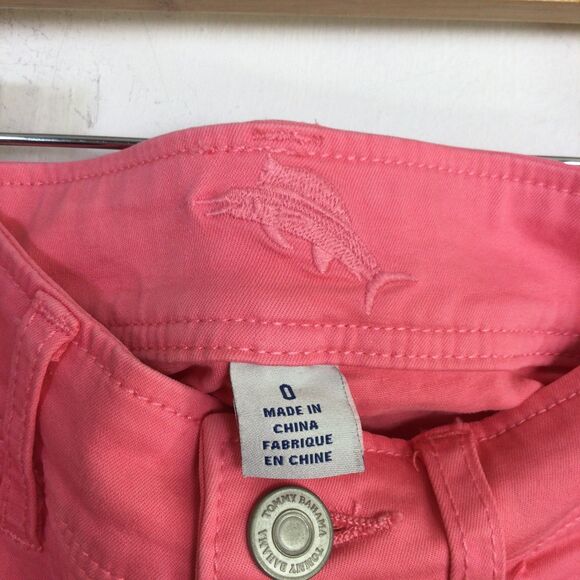 Tommy Bahama Women's Capri Afton Clam Diggers Pants Soft Flamingo Pink Size 0 - Picture 13 of 16